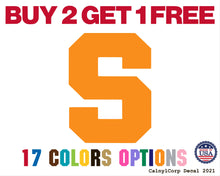 Load image into Gallery viewer, Syracuse University, Orange Vinyl Sticker Decals