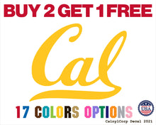 Load image into Gallery viewer, University of California, Berkeley Vinyl Sticker Decals