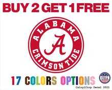 Load image into Gallery viewer, The University of Alabama, Crimson Tide Vinyl Sticker Decals