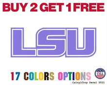 Load image into Gallery viewer, Louisiana State University, Tigers Vinyl Sticker Decals