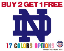 Load image into Gallery viewer, University of Notre Dame Vinyl Sticker Decals