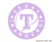 Load image into Gallery viewer, Texas Rangers Vinyl Sticker Decals
