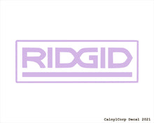 Load image into Gallery viewer, Ridgid Tools Vinyl Sticker Decals.