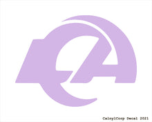 Load image into Gallery viewer, Los Angeles Rams Vinyl Sticker Decals.