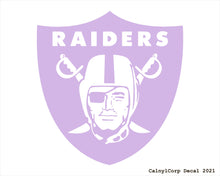 Load image into Gallery viewer, Las Vegas Raiders Vinyl Sticker Decals.