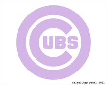 Load image into Gallery viewer, Chicago Cubs Vinyl Sticker Decals.