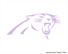 Load image into Gallery viewer, Carolina Panthers Vinyl Sticker Decals.