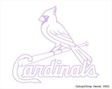 Load image into Gallery viewer, St. Louis Cardinals Vinyl Sticker Decals.