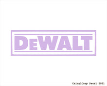 Load image into Gallery viewer, DeWalt Tools Vinyl Sticker Decals.
