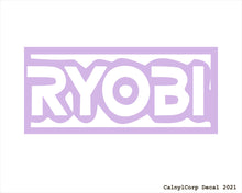 Load image into Gallery viewer, Ryobi Tools Vinyl Sticker Decals.