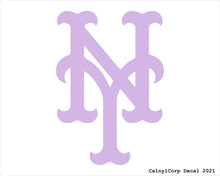 Load image into Gallery viewer, New York Mets Vinyl Sticker Decals.