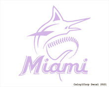 Load image into Gallery viewer, Miami Marlins Vinyl Sticker Decals