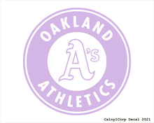 Load image into Gallery viewer, Oakland Athletics Vinyl Sticker Decals.