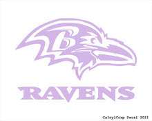 Load image into Gallery viewer, Baltimore Ravens Vinyl Sticker Decals CalnylCorp Decal $3.99