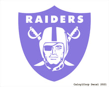 Load image into Gallery viewer, Las Vegas Raiders Vinyl Sticker Decals.