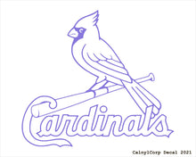 Load image into Gallery viewer, St. Louis Cardinals Vinyl Sticker Decals.