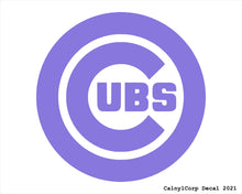 Load image into Gallery viewer, Chicago Cubs Vinyl Sticker Decals.