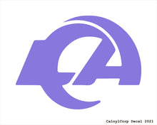 Load image into Gallery viewer, Los Angeles Rams Vinyl Sticker Decals.
