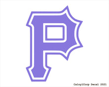 Load image into Gallery viewer, Pittsburgh Pirates Vinyl Sticker Decals.