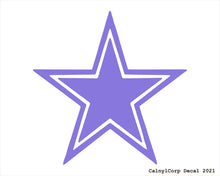 Load image into Gallery viewer, Dallas Cowboys Vinyl Sticker Decals.