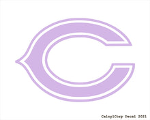 Load image into Gallery viewer, Chicago Bears Vinyl Sticker Decals.