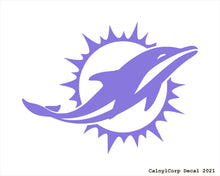 Load image into Gallery viewer, Miami Dolphins Vinyl Sticker Decals.