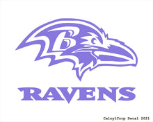 Load image into Gallery viewer, Baltimore Ravens Vinyl Sticker Decals CalnylCorp Decal $3.99