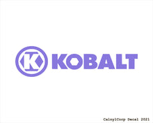 Load image into Gallery viewer, Kobalt Tools Vinyl Sticker Decals.