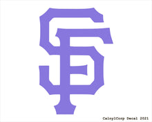 Load image into Gallery viewer, San Francisco Giants Vinyl Sticker Decals.