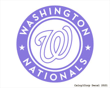Load image into Gallery viewer, Washington Nationals Vinyl Sticker Decals