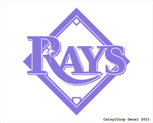 Load image into Gallery viewer, Tampa Bay Rays Vinyl Sticker Decals