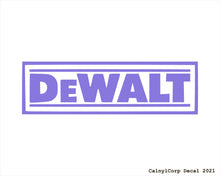 Load image into Gallery viewer, DeWalt Tools Vinyl Sticker Decals.