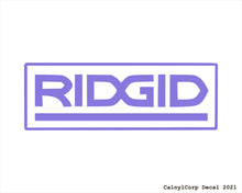 Load image into Gallery viewer, Ridgid Tools Vinyl Sticker Decals.