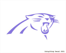 Load image into Gallery viewer, Carolina Panthers Vinyl Sticker Decals.