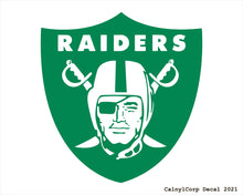 Load image into Gallery viewer, Las Vegas Raiders Vinyl Sticker Decals.