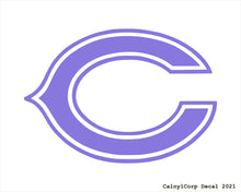 Load image into Gallery viewer, Chicago Bears Vinyl Sticker Decals.