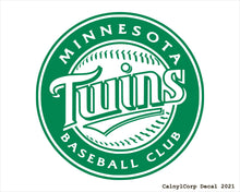 Load image into Gallery viewer, Minnesota Twins Vinyl Sticker Decals.