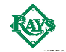 Load image into Gallery viewer, Tampa Bay Rays Vinyl Sticker Decals