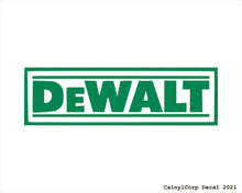 Load image into Gallery viewer, DeWalt Tools Vinyl Sticker Decals.