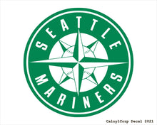 Load image into Gallery viewer, Seattle Mariners Vinyl Sticker Decals.