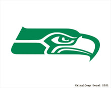 Load image into Gallery viewer, Seattle Seahawks Vinyl Sticker Decals.