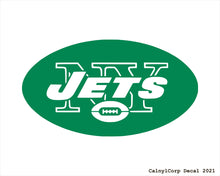 Load image into Gallery viewer, New York Jets Vinyl Sticker Decals.