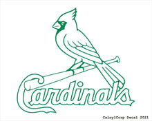 Load image into Gallery viewer, St. Louis Cardinals Vinyl Sticker Decals.