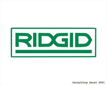Load image into Gallery viewer, Ridgid Tools Vinyl Sticker Decals.
