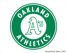 Load image into Gallery viewer, Oakland Athletics Vinyl Sticker Decals.