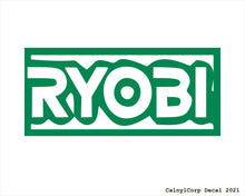 Load image into Gallery viewer, Ryobi Tools Vinyl Sticker Decals.