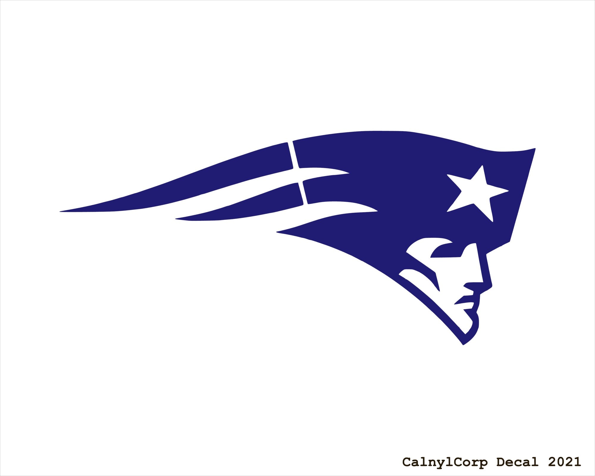 patriots car decal