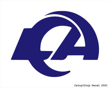 Load image into Gallery viewer, Los Angeles Rams Vinyl Sticker Decals.
