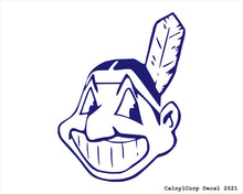 Load image into Gallery viewer, Cleveland Indians Vinyl Sticker Decals
