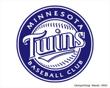 Load image into Gallery viewer, Minnesota Twins Vinyl Sticker Decals.